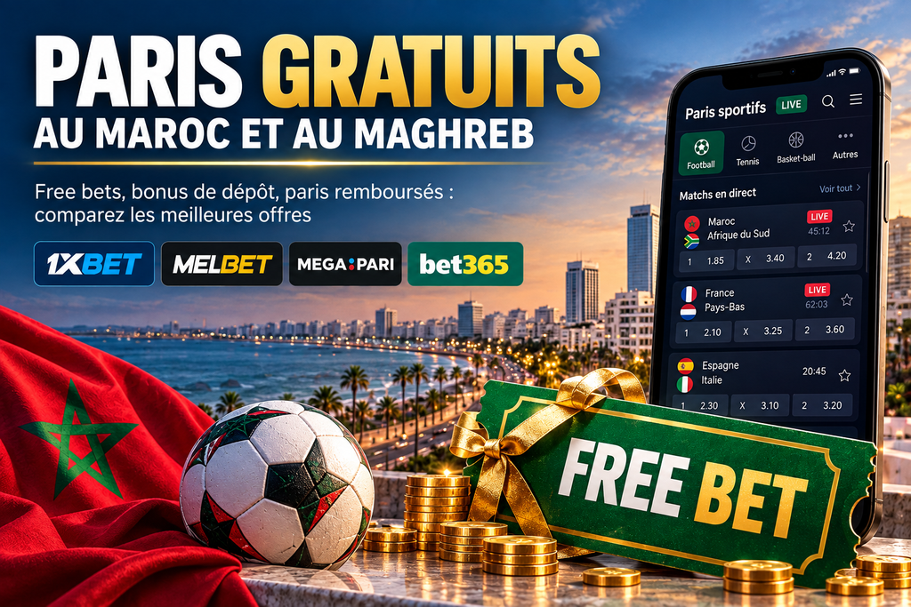 Paris gratuits au Maroc et au Maghreb