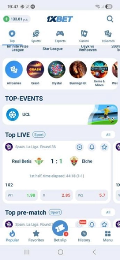 مراجعة 1xbet: betting markets